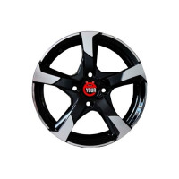 Литой диск Ё-wheels E21 6.5R16 5x114.3 DIA67.1 ET45 BKF